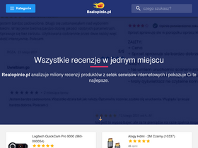 'realopinie.pl' screenshot