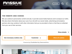 'massive.se' screenshot