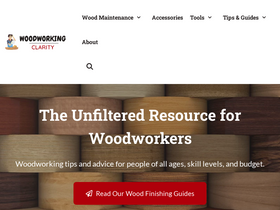 'woodworkingclarity.com' screenshot