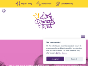 'littleprincesses.org.uk' screenshot