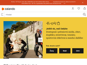 'zalando.cz' screenshot