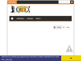 'juntosnocandomble.com.br' screenshot