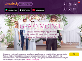 'arenamody.pl' screenshot