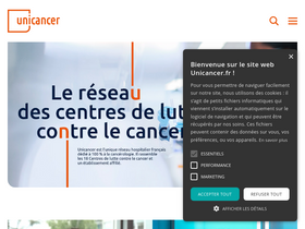 'unicancer.fr' screenshot