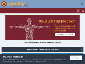'appliantology.org' screenshot