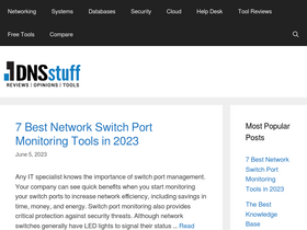 'dnsstuff.com' screenshot