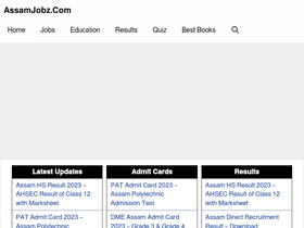 'assamjobz.com' screenshot