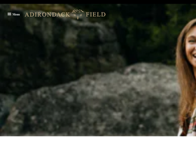 adirondackfield.com homepage screenshot