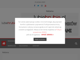 'lubiehrubie.pl' screenshot