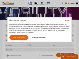 'dasweltauto.nl' screenshot