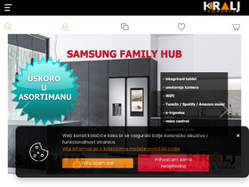 'kralj.hr' screenshot