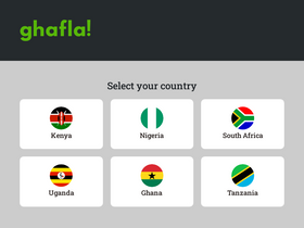 'ghafla.com' screenshot