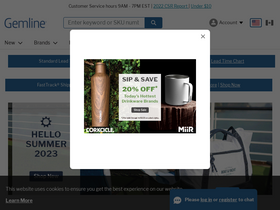 'gemline.com' screenshot