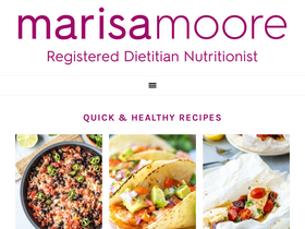 'marisamoore.com' screenshot