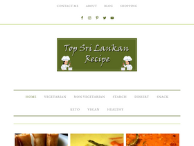 'topsrilankanrecipe.com' screenshot