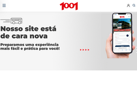 'autoviacao1001.com.br' screenshot