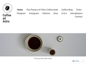 'coffeeadastra.com' screenshot