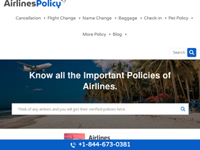 'airlinespolicy.com' screenshot