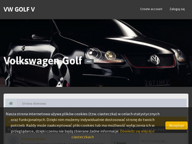 'vwgolfv.pl' screenshot