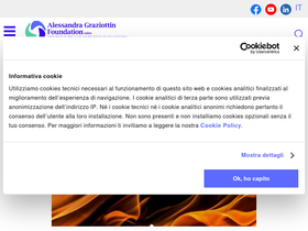 'fondazionegraziottin.org' screenshot