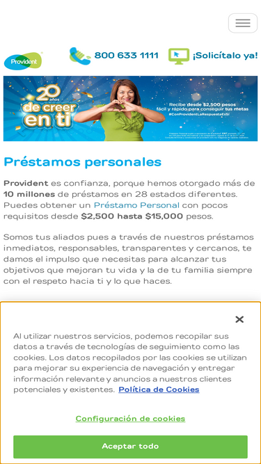 prestamos de toda la vida campo de accion sur