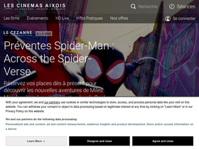 'lescinemasaixois.com' screenshot