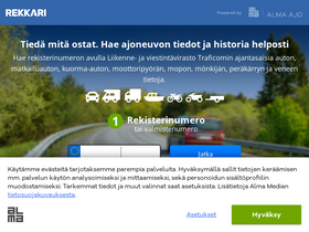 'rekkari.fi' screenshot