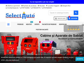 'selectauto.ro' screenshot