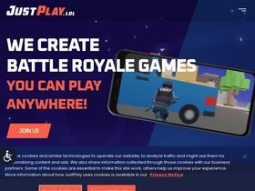 'justplay.lol' screenshot