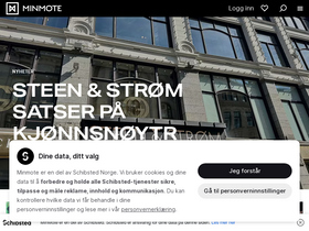 'minmote.no' screenshot