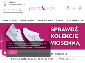 'pantofelek24.pl' screenshot