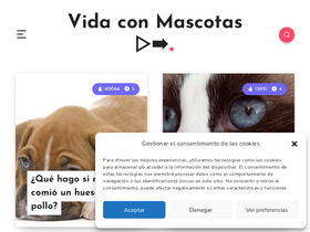 'vidaconmascotas.com' screenshot