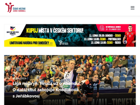 'handball.cz' screenshot