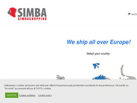 'simbashopping.com' screenshot