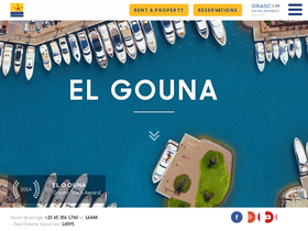 'elgouna.com' screenshot