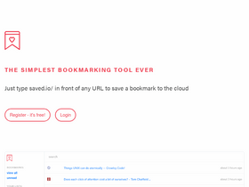 'saved.io' screenshot