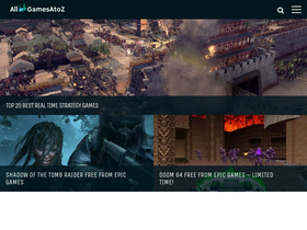 'allgamesatoz.com' screenshot