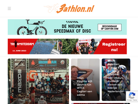 '3athlon.nl' screenshot