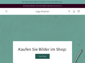 ingakramer.de homepage screenshot