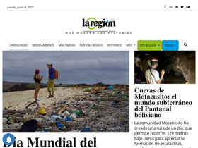 'laregion.bo' screenshot