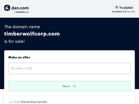 'timberwolfcorp.com' screenshot
