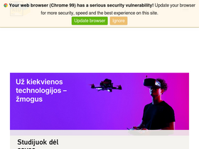 'outgoing.ktu.edu' screenshot
