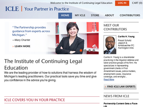 'icle.org' screenshot