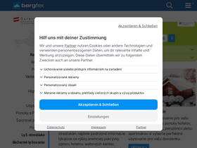 'bergfex.sk' screenshot
