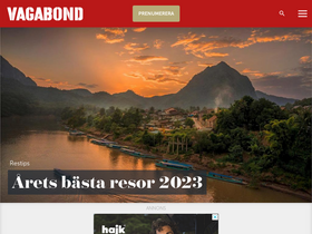 'vagabond.se' screenshot