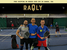 raqly.com homepage screenshot