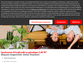 'sparkasse-hanau.de' screenshot