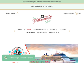 'singer-featherweight.com' screenshot