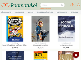 'raamatukoi.ee' screenshot