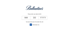 'ballantines.com' screenshot